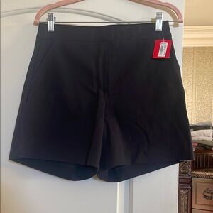 SPANX High Waist Navy Blue Shorts Minimalist Design